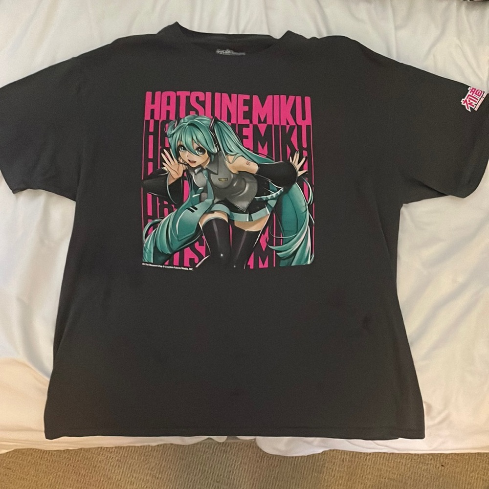 Hatsune Miku anime cosplay T-shirt vocaloid